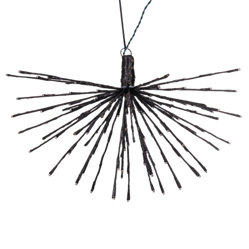 VIC-X21K161 - 160 Lights x 24" Black Starburst Warm White LED - Vickerman