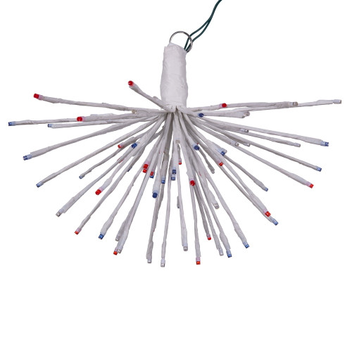 VIC-X21W095T - 80 Lights x 16" White Starburst Rd-wht-bl Tkl - Vickerman