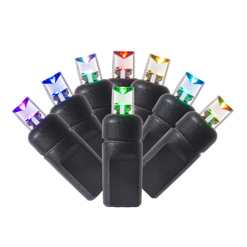 VIC-X24E1748-KRGBW - 48 Lights x 144" E17-WA KW RGB Warm White Light Drop - Vickerman