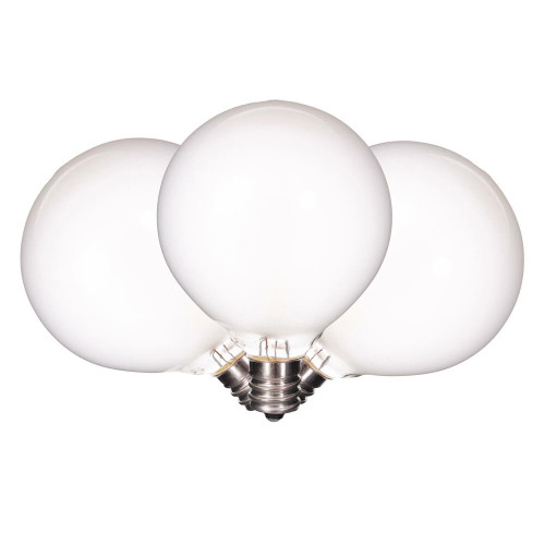 VIC-X24G5111 - White LED G50-e12 Glass Bulb, 10-Pack - Vickerman