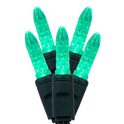 VIC-X4G5704PBG - 70 Lights LED Green/Green Wire M5 EC Set 4"x24'L - Vickerman