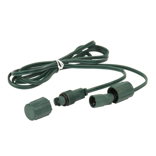 VIC-X6G6611 - 6' Green Wire Coaxial Ext Cord, 6-Pack - Vickerman