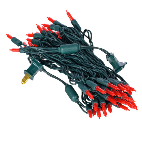 VIC-X6G7563PBG - 50 Lights LED Frost-red/gw Italian EC 6"x25'L - Vickerman