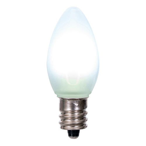 VIC-XC7FU10F-25 - C7 Frosted Filament Pur Wt Bulb .6W, 25-Pack - Vickerman