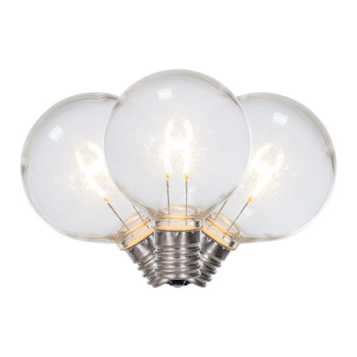 VIC-XG50TU01-25 - G50 Transparent Filament Wm Wt Bulb .6W, 25-Pack - Vickerman