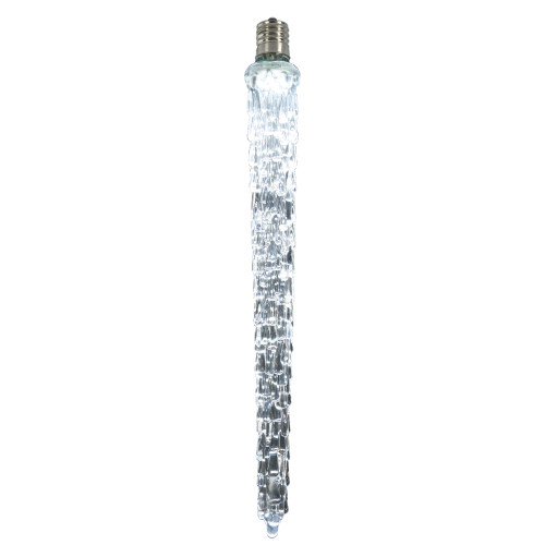 VIC-XICE795 - 24" LED Cool White Falling Icicle Bulb E12 - Vickerman