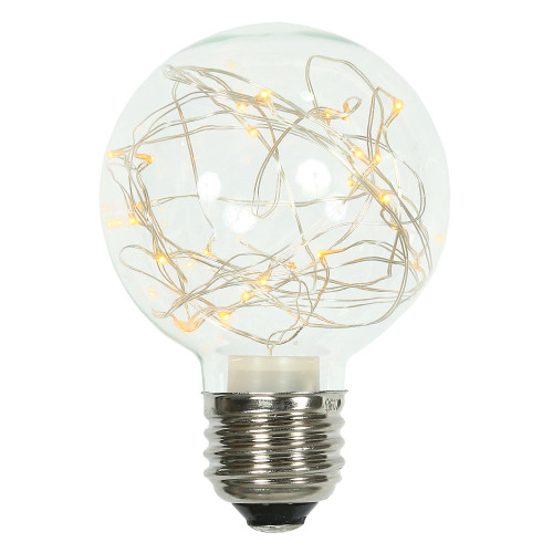 VIC-XLEDG97 - Yellow Twinkle G95 Fairy Lt Bulb E26 - Vickerman