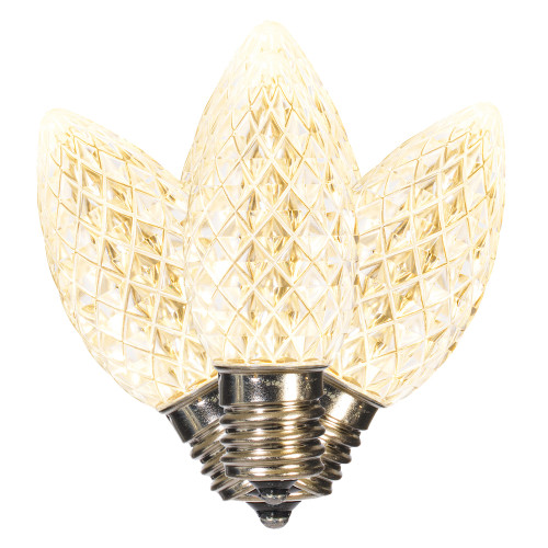 VIC-XRETC901-25 - C9 Faceted Warm White Retro SMD Bulb 25B - Vickerman