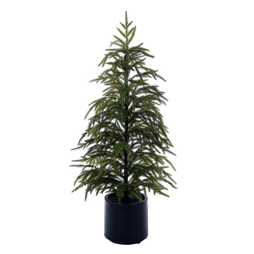 VIC-RH260772 - 6' Green Norfolk Pine Potted Tree K/D - Vickerman