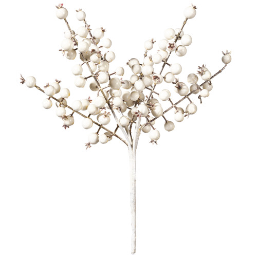 VIC-P260124 - 24" White Apple Mixed Berry Spray, 2-Pack - Vickerman