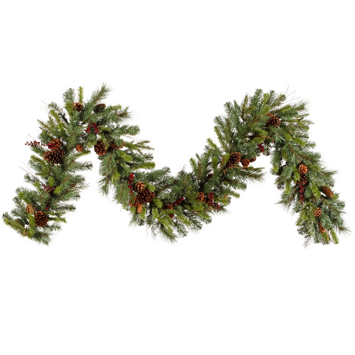 VIC-G118714 - 9' x 14" Cibola Mix Berry Garland 285Tips - Vickerman