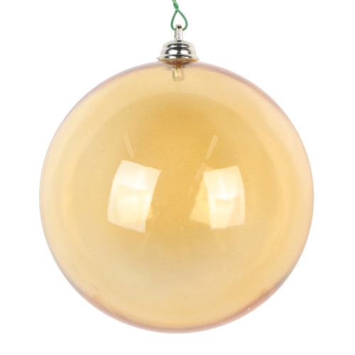 VIC-MC260308WM - 4.75" Gold Matte Clear Ornament, 3-Pack - Vickerman