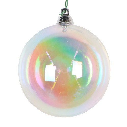 VIC-MC267700WC - 6" Iridescent Clear Ornament, 2-Pack - Vickerman