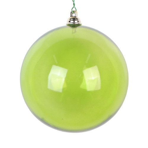 VIC-MC260373WM - 4.75" Lime Matte Clear Ornament, 3-Pack - Vickerman