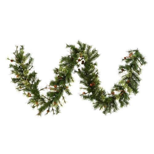 VIC-A801712 - 9' x 12" Mixed Country Pine Garland 200 Tip - Vickerman