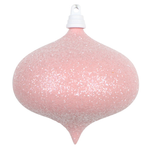 VIC-MT264304W - 4" Pink Sugar Glitter Onion Ornament, 3-Pack - Vickerman