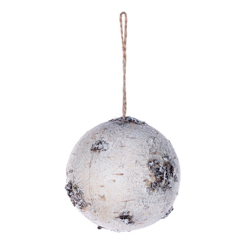 VIC-RXT260611 - 6" White Birch Ball, 2-Pack - Vickerman