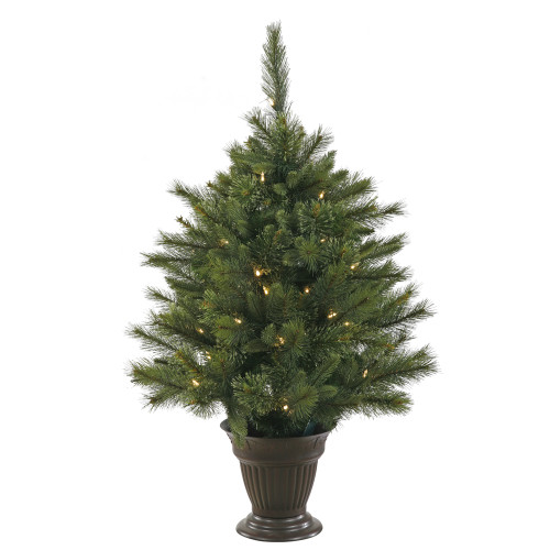 VIC-A118536LED - 3.5' x 28" Cashmere Tree LE50 Warm White BO Timer - Vickerman