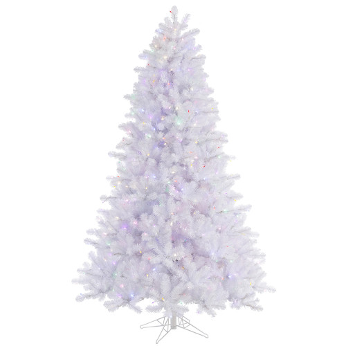 VIC-A135747LED - 4.5' x 37" Crystal White Pine LED 300 MU - Vickerman