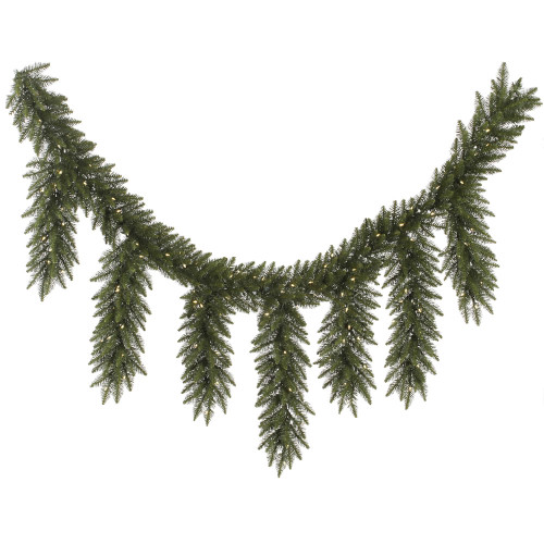 VIC-A861161LED - 9' x 12" Camdon Icicle Garland LED 150 Warm White - Vickerman