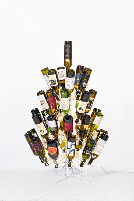 VIC-K181241 - 4' x 30" White Wine Bottle Dura Lit 200 CL - Vickerman
