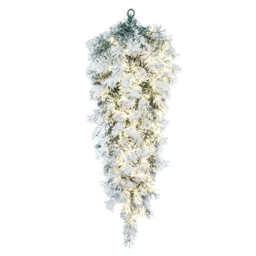 VIC-K232008LED - 36" Frosted Glacier Tear Drop Dura Lt 50 Warm White - Vickerman