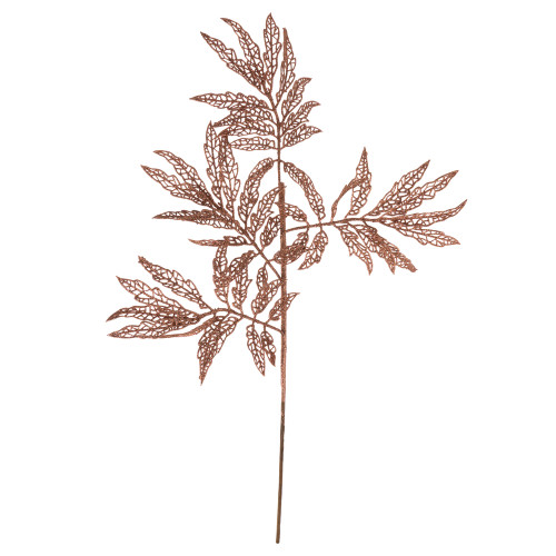 VIC-L162858 - 22" Rose Gold Glitter Sumac Spray, 6-Pack - Vickerman