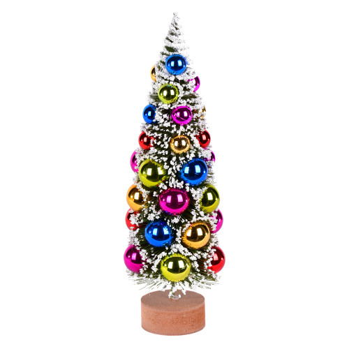 VIC-LS203212 - 12" Frosted Green Tree Multi Balls - Vickerman