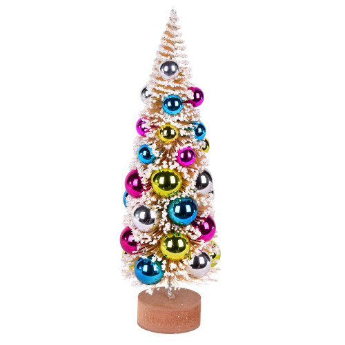 VIC-LS204412 - 12" Frosted Gold Tree Multi Balls - Vickerman