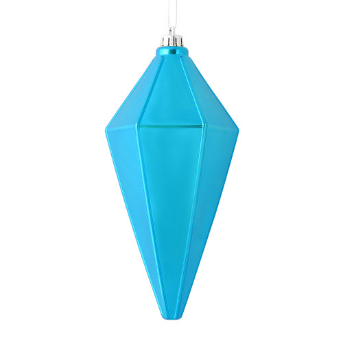 VIC-M183012S - 7" Turquoise Shiny Lantern Ornament 4/Ba - Vickerman