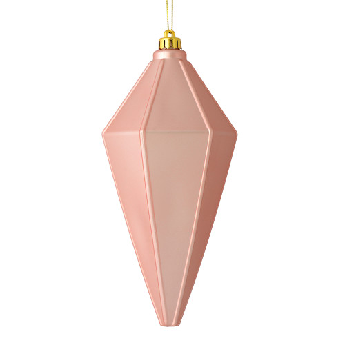 VIC-M183058M - 7" Rose Gold Matte Lantern Ornament 4/Ba - Vickerman