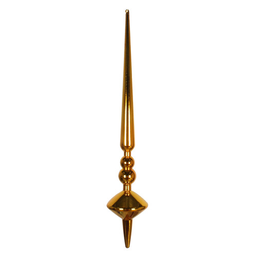 VIC-M183430S - 18" Antique Gold Shiny Cupola Finial, 2-Pack - Vickerman