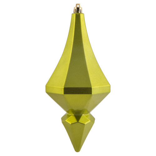 VIC-MC191073D - 8" Lime Candy Diamond Finial, 2-Pack - Vickerman