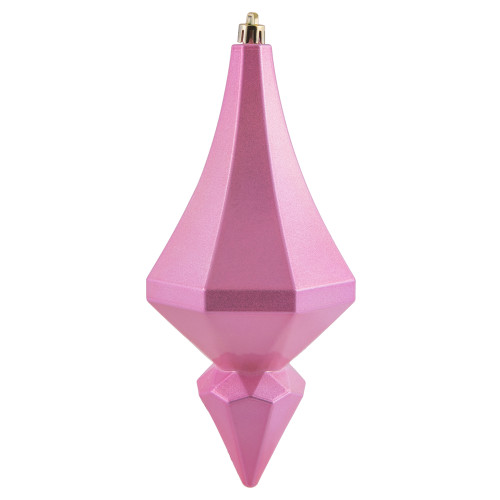 VIC-MC191079D - 8" Pink Candy Diamond Finial, 2-Pack - Vickerman