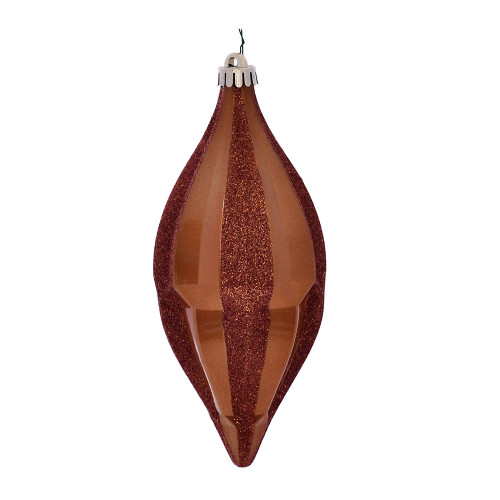 VIC-MC191188D - 10" Copper Candy Glitter Shuttle, 2-Pack - Vickerman