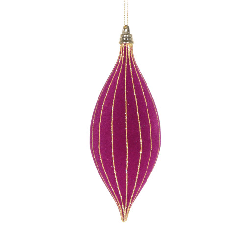 VIC-MT229765 - 7" Dark Purple Shuttle Ornament, 3-Pack - Vickerman