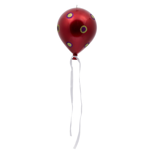 VIC-N169603 - 7.5" x 6" Red Candy Dot Balloon, 3-Pack - Vickerman