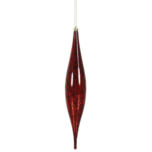 VIC-N176665 - 13" Burgundy Mercury Rain Drop, 2-Pack - Vickerman
