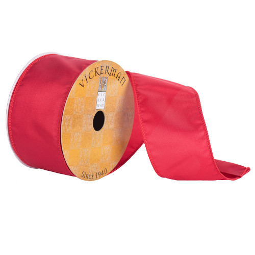 VIC-Q170103 - 2.5"x10yd Red Nylon Wired - Vickerman