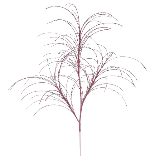 VIC-QG164045 - 34" Mauve Glitter Grass Spray, 6-Pack - Vickerman