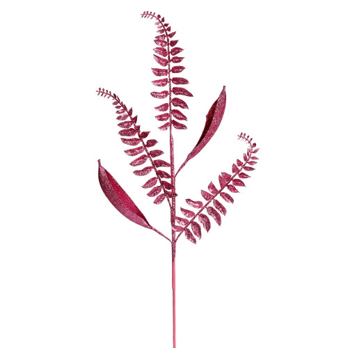 VIC-QG192245 - 33" Mauve Fern Leaf Spray, 6-Pack - Vickerman