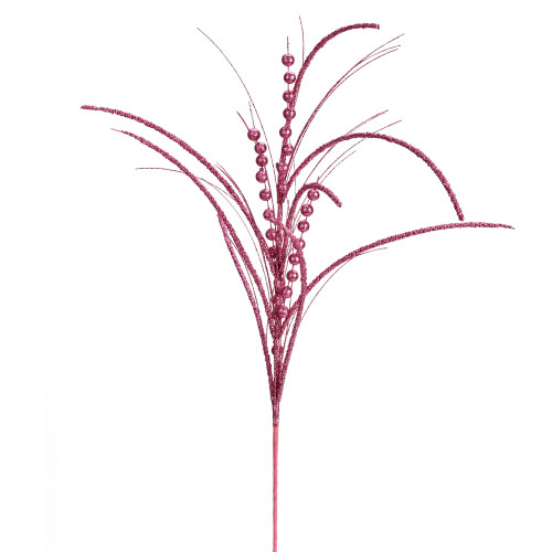 VIC-QG192445 - 29" Mauve Glitter Harvest Spray, 6-Pack - Vickerman