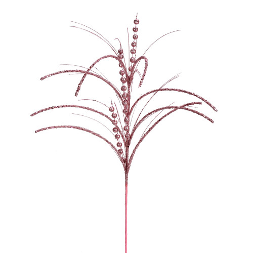 VIC-QG192479 - 29" Pink Glitter Harvest Spray, 6-Pack - Vickerman