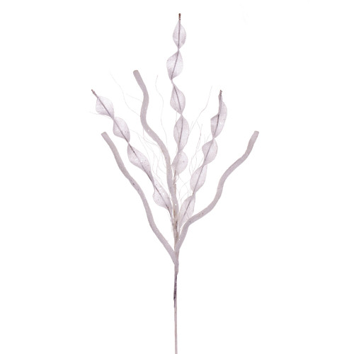 VIC-QG223811 - 34" White Multi Spiral Glitter Spray, 4-Pack - Vickerman