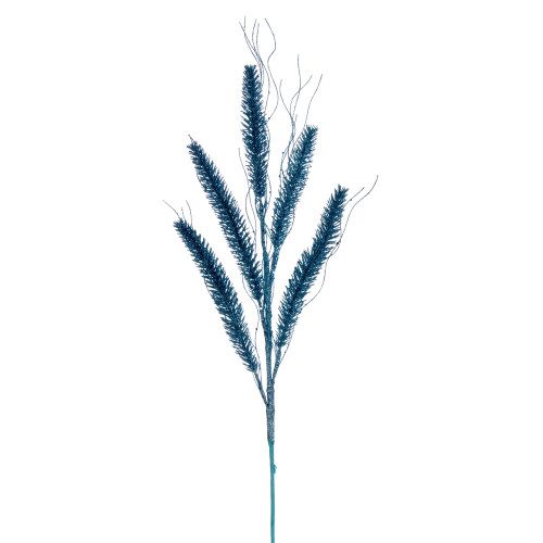 VIC-QG224232 - 30" Baby Blue Wheat Glitter Spray, 6-Pack - Vickerman