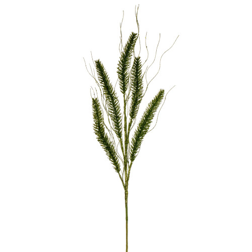 VIC-QG224273 - 30" Lime Wheat Glitter Spray, 6-Pack - Vickerman
