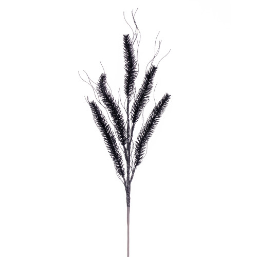 VIC-QG224287 - 30" Pewter Wheat Glitter Spray, 6-Pack - Vickerman