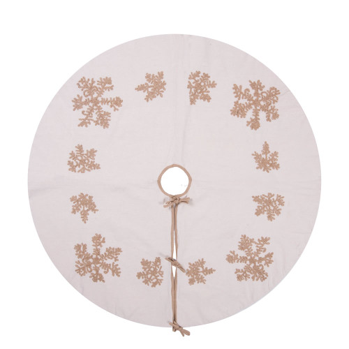VIC-QTX17401 - 60" Falling Flakes Collection Tree Skirt - Vickerman