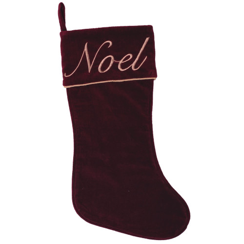 VIC-QTX17622 - 8"x19" Noel Collection Stocking - Vickerman