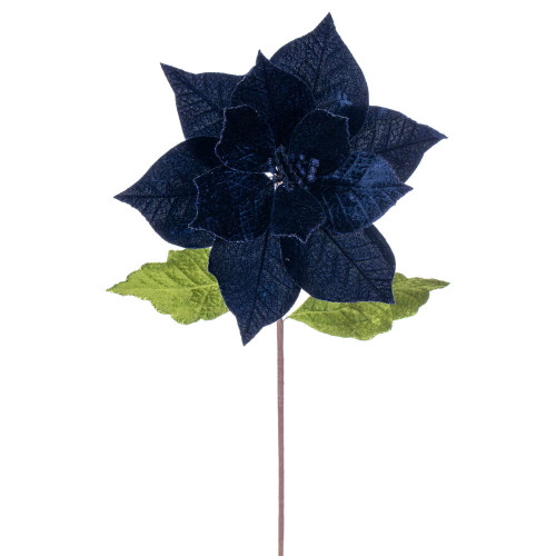 VIC-RG242131 - 20" Midnight Blue Classic 12" Flower, 4-Pack - Vickerman
